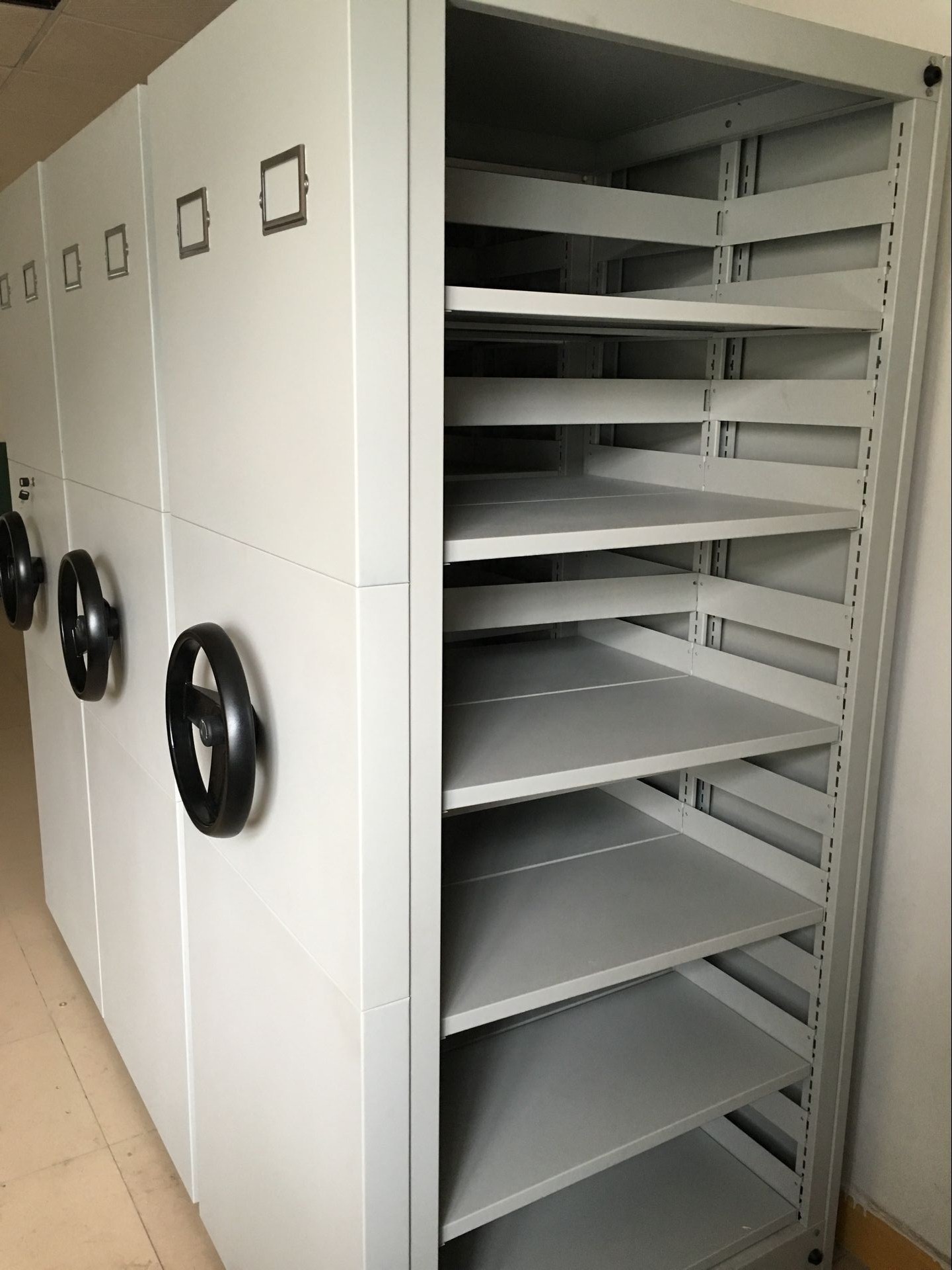 Highdensity 4 Bays Mobile Bulk Filing Systems Simply Metal Shelving